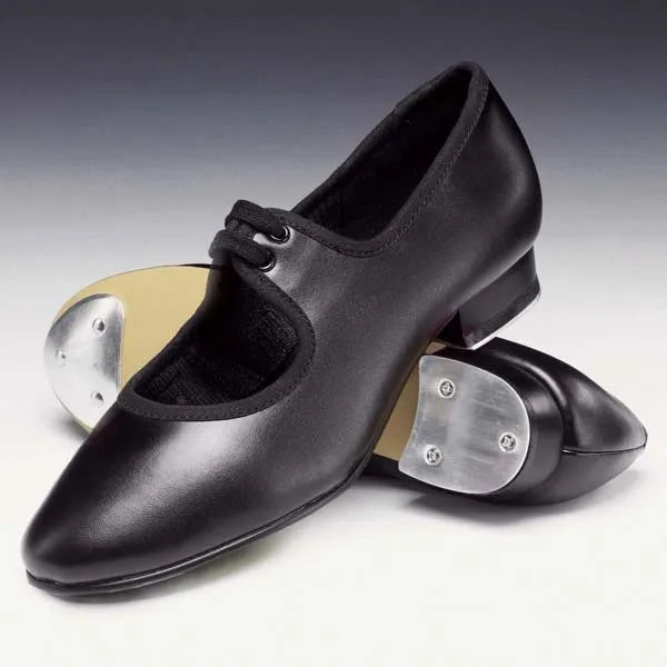 Children's - 1st Position Low Heel Shoe with Toe & Heel Taps